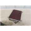 Image 4 : Portable Tri-Fold Mirror With Thistle Paperweight And Costume Jewelry, And More