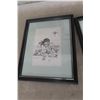 Image 4 : Framed Artwork - Signed And Hand-Drawn Signs, And More