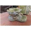 Image 2 : Four Cement Planters, Two Clean And Two With Minor Chips