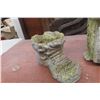 Image 3 : Four Cement Planters, Two Clean And Two With Minor Chips