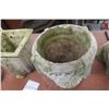 Image 9 : Four Cement Planters, Two Clean And Two With Minor Chips