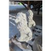 Image 4 : Two Cement Lion Ornaments, Approx. 24" Tall