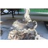 Image 4 : Cement Fountain With Angel Figure, Approx. 46" Tall