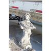 Image 5 : Cement Fountain With Angel Figure, Approx. 46" Tall