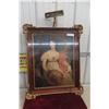 Image 1 : Framed ‘Timeless Face’ Artwork From The Regency Era, Approx. 27" x 32"