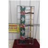 Image 1 : Stained Glass Panel With Multicolor Design, Approx. 16" x 36"