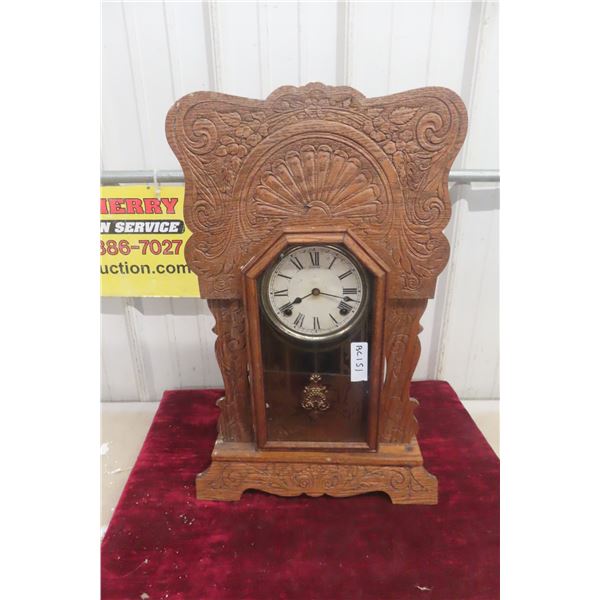Sessions Ginger Bread Mantel Clock, Approx. 14" x 24"