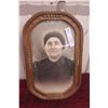 Image 1 : Convex Glass Picture Frame With Photo, Approx. 11" x 17"