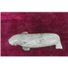 Image 3 : Serpentine Stone Walrus With Tusks, Signed E. Ulayuk, Dated 1983, Measures 7" x 3 1/4"