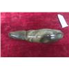 Image 3 : Soapstone Owl and Chick Carving, Signed in Syllabics, Measures 7 1/2" High x 3"