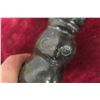Image 6 : Soapstone Owl and Chick Carving, Signed in Syllabics, Measures 7 1/2" High x 3"
