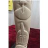 Image 3 : Bone Carved in Relief, With Igloo, Ulu, and Teepee Motifs on Soapstone Base