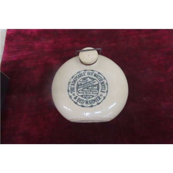 Stevens Co. Round Stoneware Adaptable Hot Water Bottle and Bed Warmer