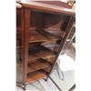 Image 7 : Oak China Cabinet With Curved Glass, Top Shelf Back Stop