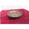 Image 1 : Carnival Glass Dish, Measures 8 1/2" Diameter