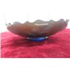Image 5 : Carnival Glass Dish, Measures 8 1/2" Diameter