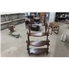 Image 1 : 1890's Solid Walnut What-Not Shelf 60" x 36"