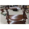 Image 4 : 1890's Solid Walnut What-Not Shelf 60" x 36"
