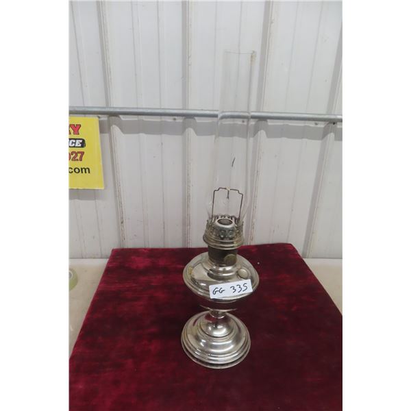 Aladdin Model II Lamp w/ Aladdin Chimey and Model II Burner (Nickel)