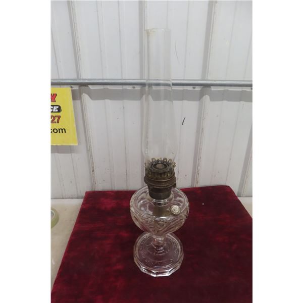 Aladdin Lincoln Drape Lamp w/ Aladdin Chimey Model B Burner
