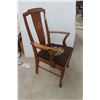 Image 6 : Single Wooden Chair With Needlepoint Seat