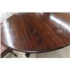 Image 4 : Walnut Dining Table With Six Chairs, Including One Captain’s Chair - 29" x 62" x 47"