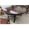 Image 5 : Walnut Dining Table With Six Chairs, Including One Captain’s Chair - 29" x 62" x 47"