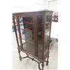 Image 2 : Walnut Display Cabinet With Two Interior Shelves