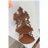 Image 2 : Late 1800s Wooden Corner Shelf - 31" x 11" x 11"