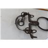 Image 3 : Horse Group Including Pair Of Roping Cuffs, Riding Crop, And Rare Spanish Kit