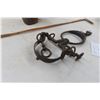 Image 4 : Horse Group Including Pair Of Roping Cuffs, Riding Crop, And Rare Spanish Kit