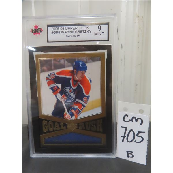 Graded Wayne Gretzky Edmonton Oilers Hockey Card