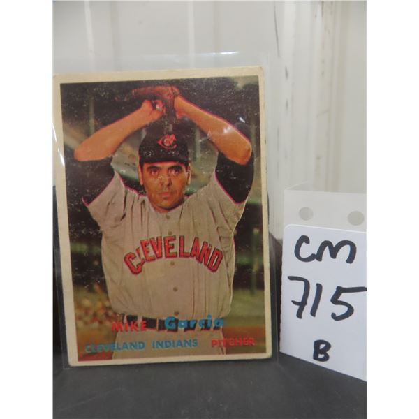 1957 Topps Mike Garcia Baseball Card