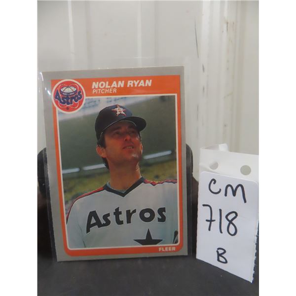 1985 Nolan Ryan Houston Astros Baseball Card