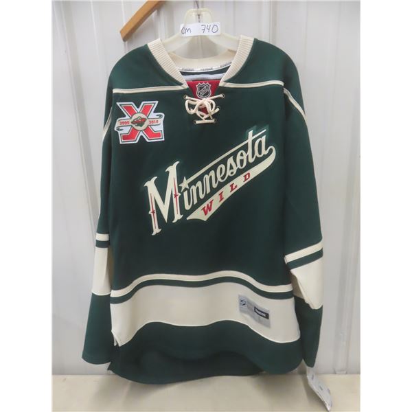 Cam Barker Signed Minnesota Wild Hockey Jersey