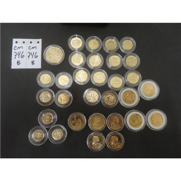 Gold-Plated United States Coin Collection