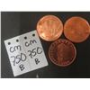 Image 1 : Three One Ounce Copper Coins