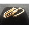 Image 1 : 10k Gold Earrings, Total Weight 1.8 Grams
