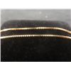 Image 3 : 10k Gold Necklace, 18" Length, Total Weight 2.7 Grams