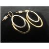 Image 1 : 10k Gold Earrings, Total Weight 1.6 Grams
