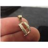 Image 3 : 10k Gold "D" Letter Pendant, Total Weight 0.53 Grams