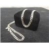 Image 1 : Sterling Silver Necklace, 22" Length, Total Weight 17 Grams