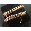 Image 3 : 10k Rose Gold Bracelet, 8" Length, Total Weight 8.8 Grams