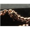 Image 5 : 10k Rose Gold Bracelet, 8" Length, Total Weight 8.8 Grams