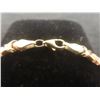 Image 4 : 10k Gold Bracelet, 7 1/2" Length, Total Weight 4.1 Grams