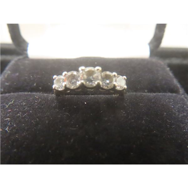 14k Gold Ring With Diamond, Size 5 1/2, Total Weight 3.0 Grams