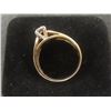 Image 2 : 10k Gold Ring With Diamond, Size 7, Total Weight 3.1 Grams