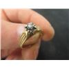 Image 4 : 10k Gold Ring With Diamond, Size 7, Total Weight 3.1 Grams