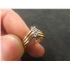 Image 3 : 10k Gold Ring With Diamond, Size 6, Total Weight 2.7 Grams