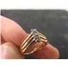 Image 5 : 10k Gold Ring With Diamond, Size 6, Total Weight 2.7 Grams